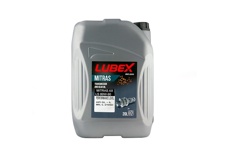 Минеральное трансмиссионное масло LUBEX MITRAS AX LS 80W-90 (20 л)
